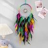 Color Dream Catcher Finished Bohemian Wall Decoration Room Feather Pendant