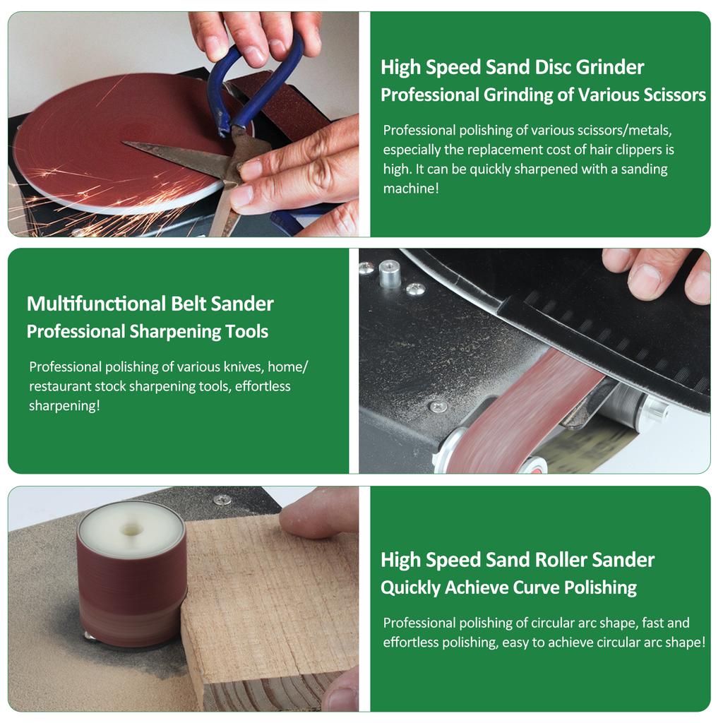 6000WA Lithium Battery Three-Purpose Electric Miniature Grinding And Polishing Machine, 6-Inch Sand