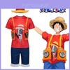 One Piece Film Red-Luffy Cosplay Kostüm Set Für Kinder Und Erwachsene