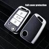 Leather TPU Car Key Case Protection Bag for VW Volkswagen Golf 7 MK7 Tiguan MK2 SEAT Ateca Leon FR 2 Ibiza for Skoda Octavia A7