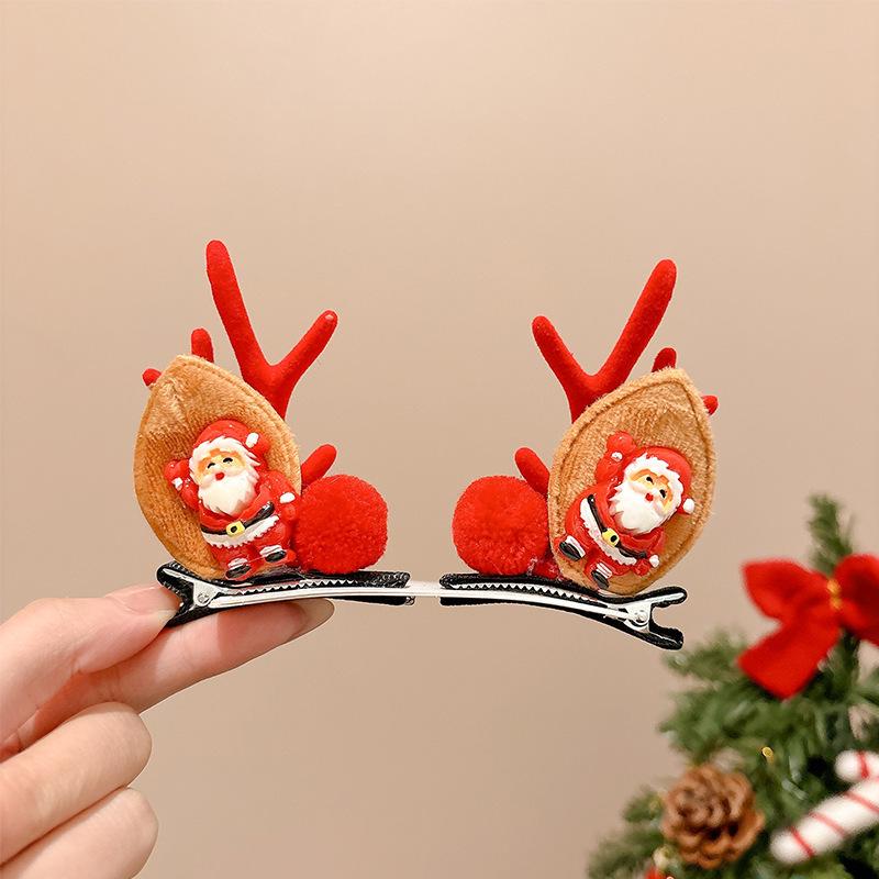 Children's Christmas Reindeer Headband - Cute Holiday Hair Accessory for Photos