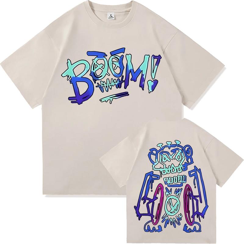 

Футболка League of Legends Jinx Arcane Anime Мужская футболка с графическим принтом Оверсайз Уличная одежда Игровая атрибутика Повседневный летний топ S