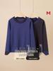 Kids' Warm Cotton Pajamas: Boys' and Girls' Long Sleeve Base Layer Shirts for Teens and Students