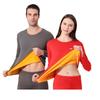Women's & Men's Slim Fit Thermal Underwear Set - Golden Velvet, Round Neck, Autumn/Winter.