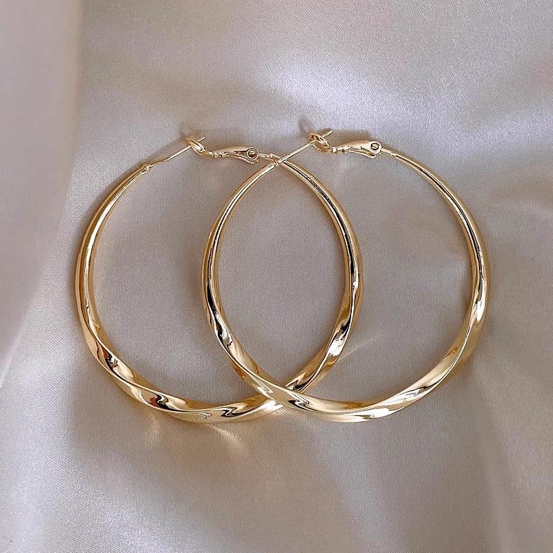 S925 Sterling Silver Hoop Earrings: Exaggerated, Luxurious & Versatile for Women