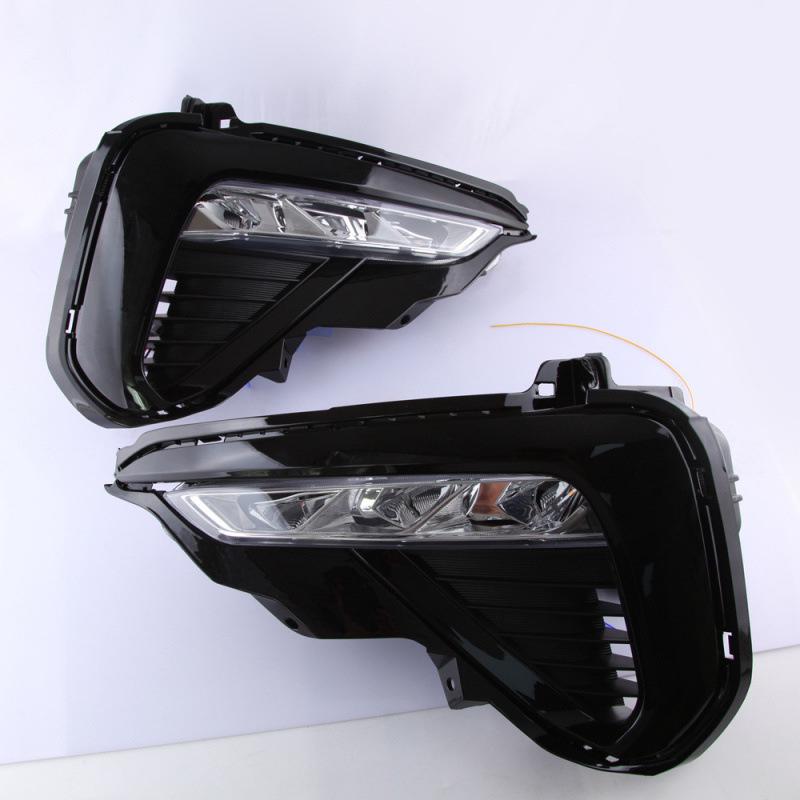 Kia K5 (2020+) Daytime Running Lights: White LED & Yellow Turn Signal