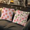 S-strawberry Cute Kawaii Cushion Cover Inches Farmhouse Decor Home Throw Pillow Covers For Couch Decorations