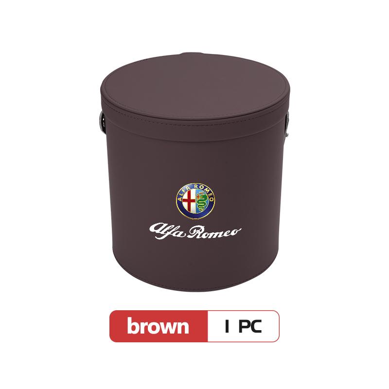 Pro Alfa Romeo Pro Alfa Romeo Kožený Autokoš Přenosný Odpadkový Koš Box na Odpadky Organizér Příslušenství 159 Giulietta 156 147 G