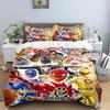 Super Sentai Hero Squad Duvet Cover Pillowcase Bedding Set Adult Boy Bedroom Decoration Children Gift Single Double Large Size