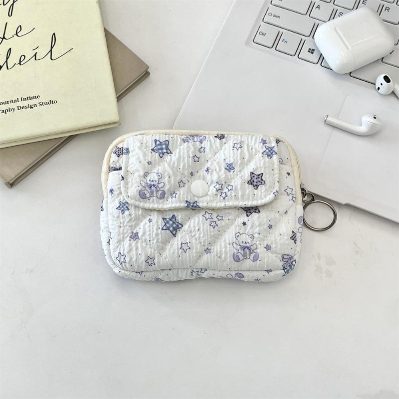 4 Flip card bag Multifunctional ID bag Card bag Change bag Female storage bag Mini female