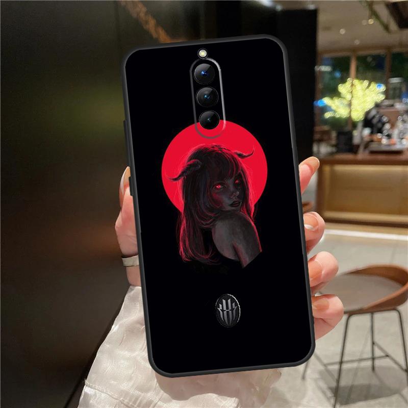 Devil Woman Case For ZTE Nubia Red Magic 11 10 9 8 8S 9S 10S Pro Plus 6 7 6S 7S For RedMagic 10 Air Cover
