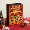2025 Broadway Shows Advent Calendar 24-Day Countdown Box with Collectible Figurines