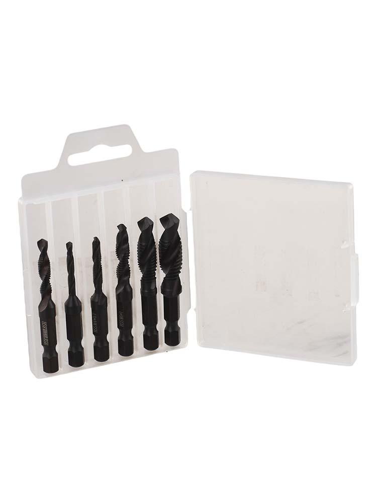 6-Piece Set HSS Tapping Tool Metric Thread Tap Tap Set