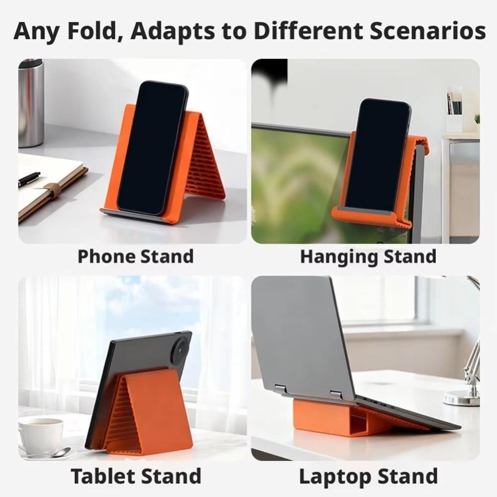 Adjustable Flexible Phone Stand Silicone Phone Bracket Foldable Silicone Phone Holder  Desktop