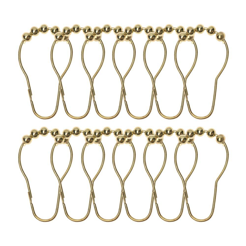 Smoothly Removable Shower Curtain Accessories Shower Curtain Hooks Glide Ring Hooks Curtain Rings