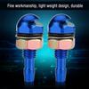 KIMISS Windshield Washer Nozzle, 2pcs Universal Aluminum Alloy Car Auto Front Windshield Sprayer Washer Nozzle(Blue) windshield washer heavy duty