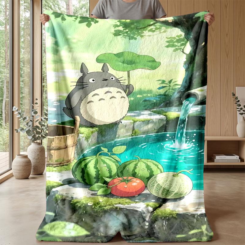 Weiche Flanelldecke Leicht Gemütlich Schlafzimmer Wohnzimmer CoverMein Nachbar Totoro