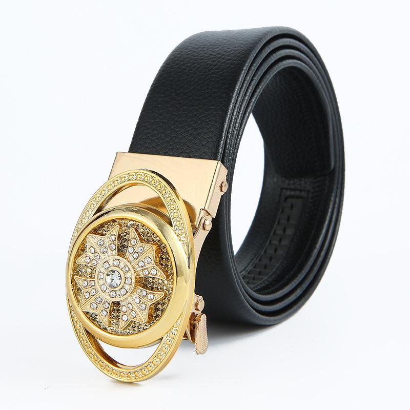 Cheap Windmill Diamond Belt Western Crystal Studded Belt Cowgirl Cowboy Rhinestone Belt For Women Men Jean Cinto De Strass