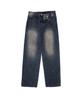 OTHERFITS Painting Wash Wide Denim Pants (Medium Blue)