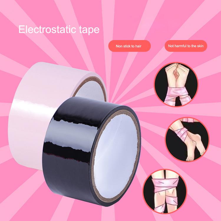 BDSM Whole Body Restraint Electrostatic Self-Adhesive Tape for Couple Roleplay and Fetish Sex Position Aid BDSM Bondage Gear