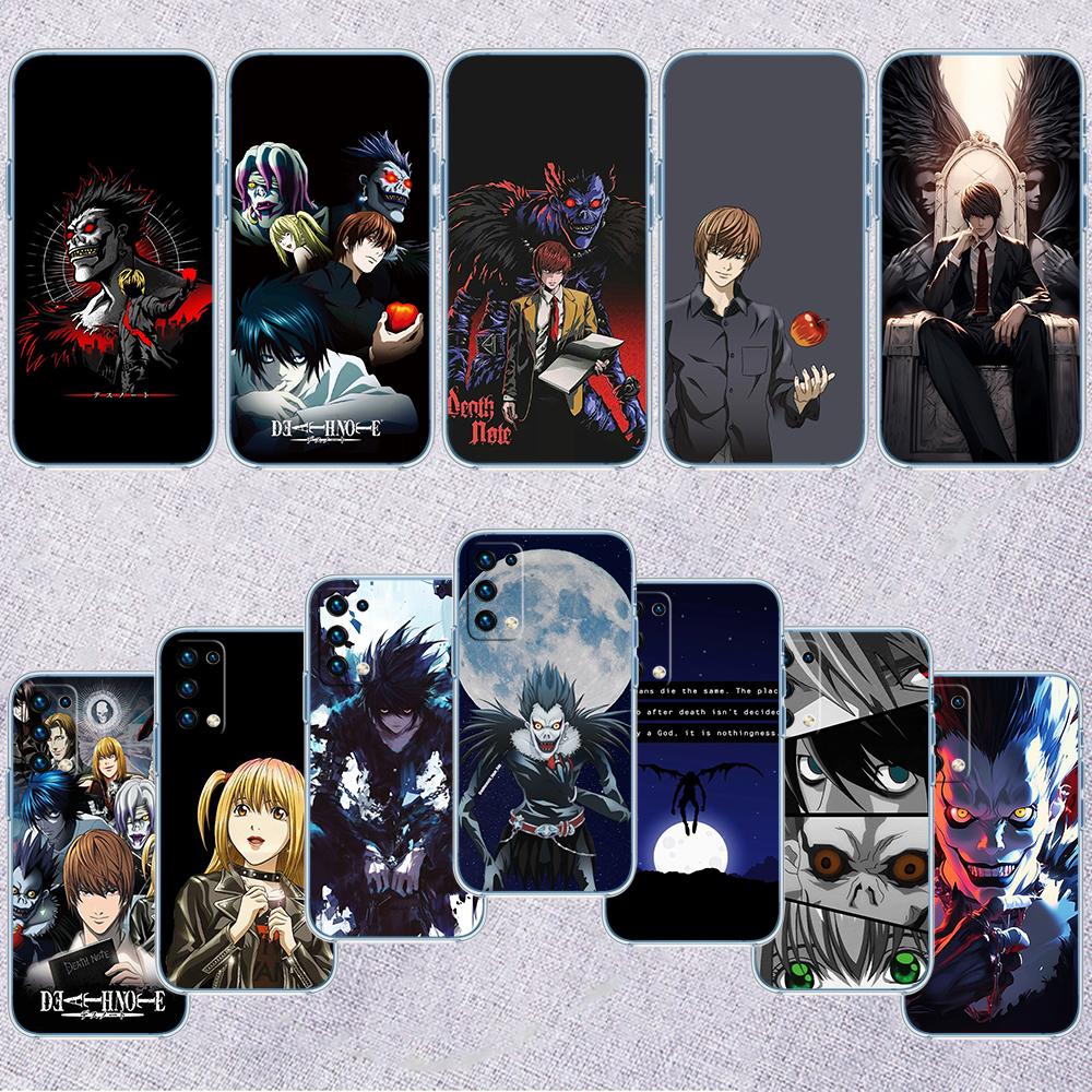 Death Note Ryuk kira Transparent Phone Case for Motorola Moto G40 G04 G05 One Ace Action Fusion + Plus Hyper Macro Vision Zoom
