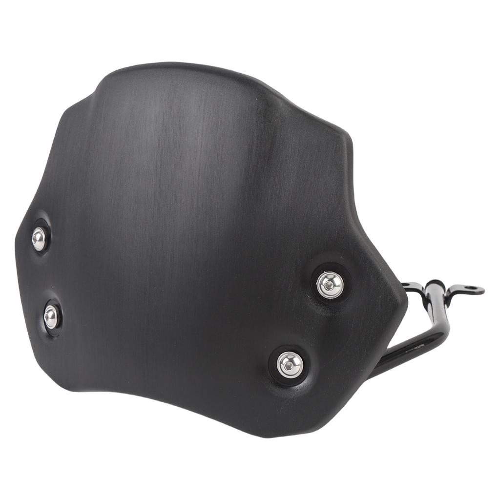 Motorcycle Windshield Aluminium Alloy Wind Proof Front Windscreen Wind Deflector with Bracket Replacement for R NINE T