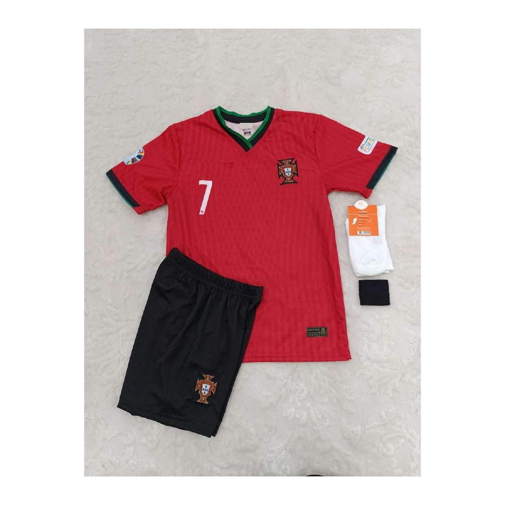 Sports P.o.r.t.e.k.i.z National Team Ronaldo Children's Football Place 4 Set 4 (red-scr) 4546