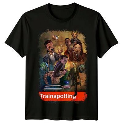 Trainspotting (1996) Μπλουζάκι Εμπνευσμένο από Αφίσα Ταινίας Ρετρό Μπλουζάκι Δεκαετίας '90 Unisex