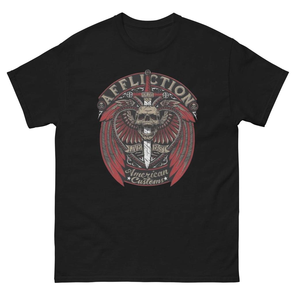 XTREME Skull T-Shirt Affliction Vintage American Custom Live Fast