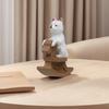 Lovely Double Dog Design PVC Sculpture Vehicle Dashboard Decoration Home Office Display Ornament