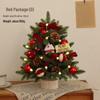 2024 Mini Christmas Tree with Lights: Stylish Tabletop Ornament for Home Decor