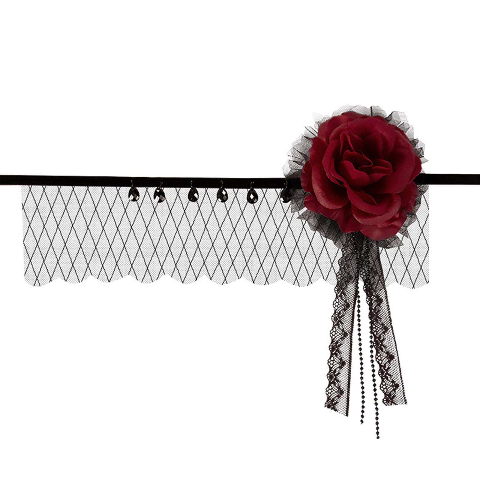 

Модный головной аксессуар из розового тюля, стабильная розовая сетка для волос, уникальный головной убор для Хэллоуин-вечеринки и маскарада