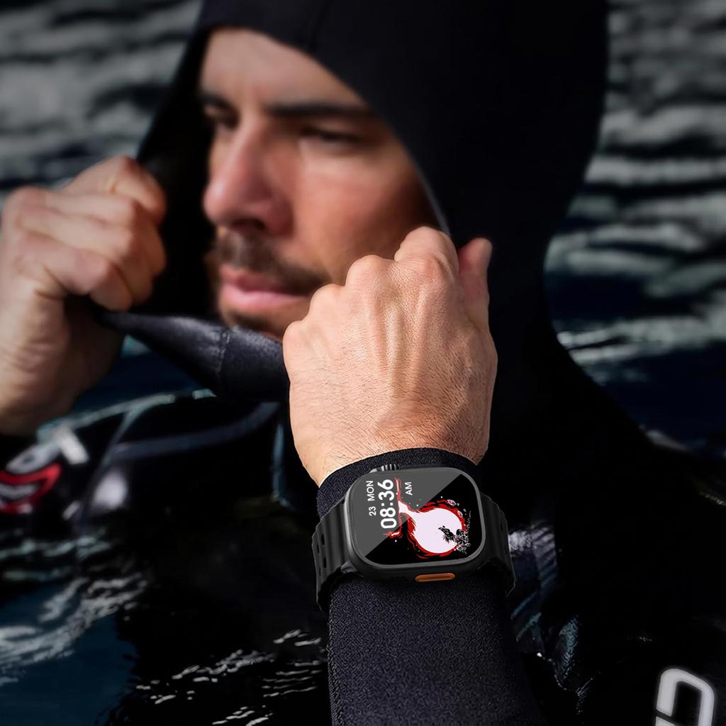 Silicone Strap+Change to Ultra Case For Apple Watch 11 10 42/46mm Protective Cover for iwatch Series 9 8 7 6 se54 40/41/44/45mm