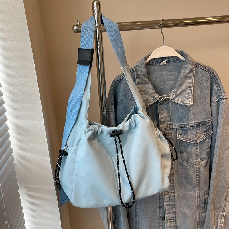 Street trend messenger bag girl Harajuku tide brand retro canvas shoulder bag college bag