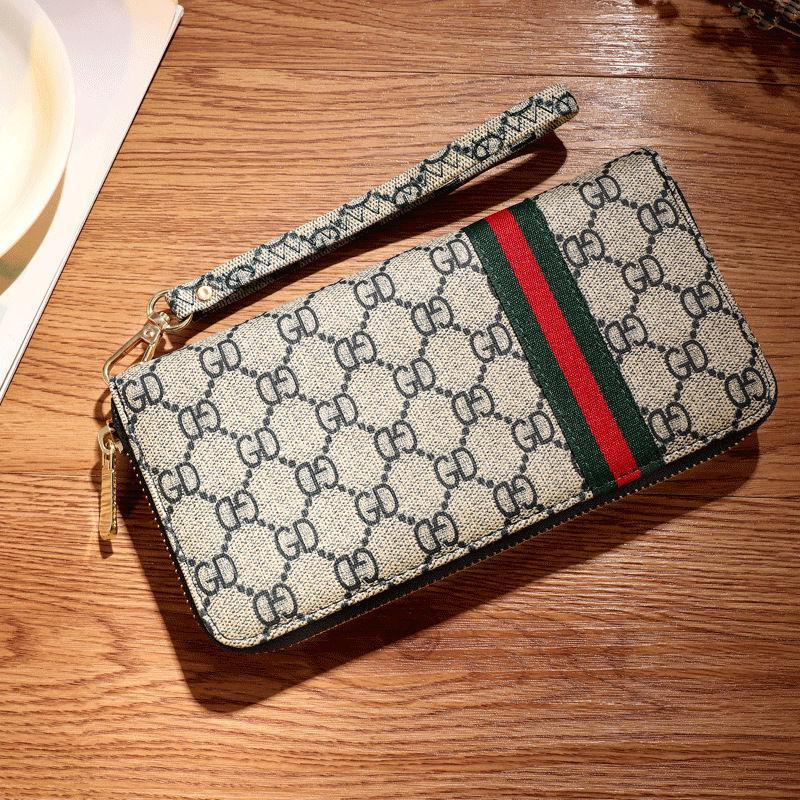 

2022 Европейская и американская мода Женский длинный кошелек: Вместительный клатч на молнии