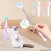 Stretchable Cat Playing Wand Tassel Cat Interactive Toy Funny Pet Playing Teaser