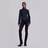 2026 New Arrival Women's Casual Blue Denim Jacket with Long Sleeves and Single-Breasted Design.