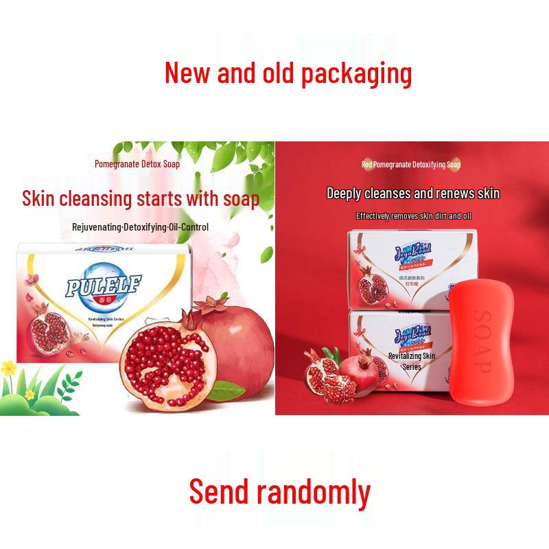Pomegranate Antibacterial Soap with Long-Lasting Fragrance for Face, Hands, and Body
