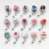 Retractable Cartoon Badge Reel Nurse Doctor ID Card Badge Holder Anti-Lost Clip Key Ring Lanyards Hospital Office Supply
