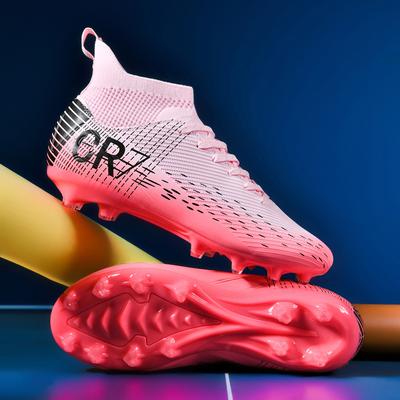 Neue Ronaldo Niedrig geschnittene Studenten Fußballschuhe Lange Nägel Ag Gebrochene Nägel Tf Jugend Professionelles Training Fußballspielschuhe