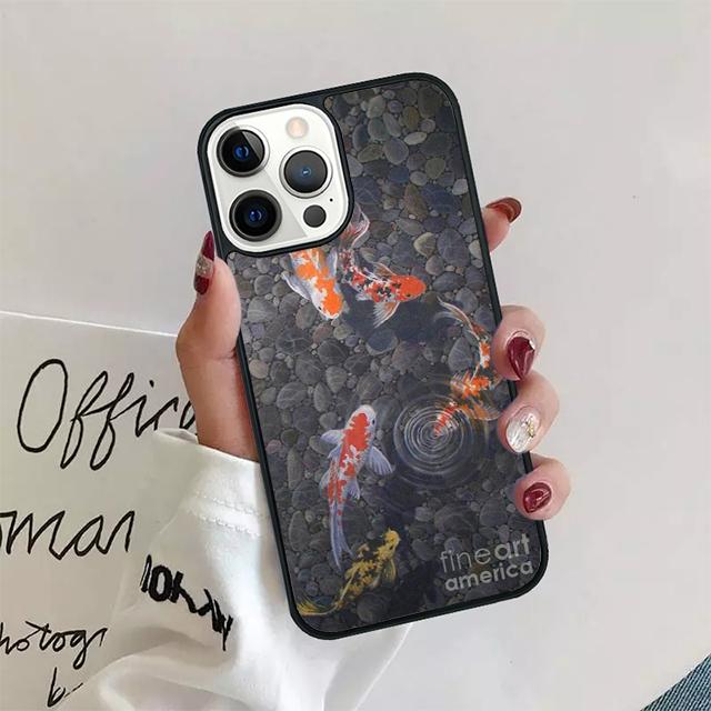 Koi Carp Fish Phone Case Cover For iPhone 17 Air 15 16 14 13 11 12 Pro Max Max Plus Back Coque shell fundas