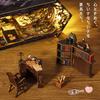 moin moin Dollhouse Miniature DIY Kit Set Book-shaped Papercraft Easy Assembly [English Instructions] Detective Agency Bookends Interior Beautiful Cla