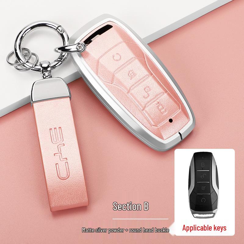 Full Coverage Key Case for BYD Models: Song, QinPLUS/dmi, Dolphin, e2, Tang, Han EV, e3, and Destroyer 05.
