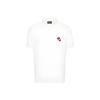 FW23 Letter Embroidery Straight Casual Short Sleeve Polo Shirt Men Polo Shirts White 3D1FE6-1JTKZ-0101