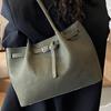 Retro Large-capacity Bag Women's Winter New Fashion Shoulder Bag Casual Commuter Handbag