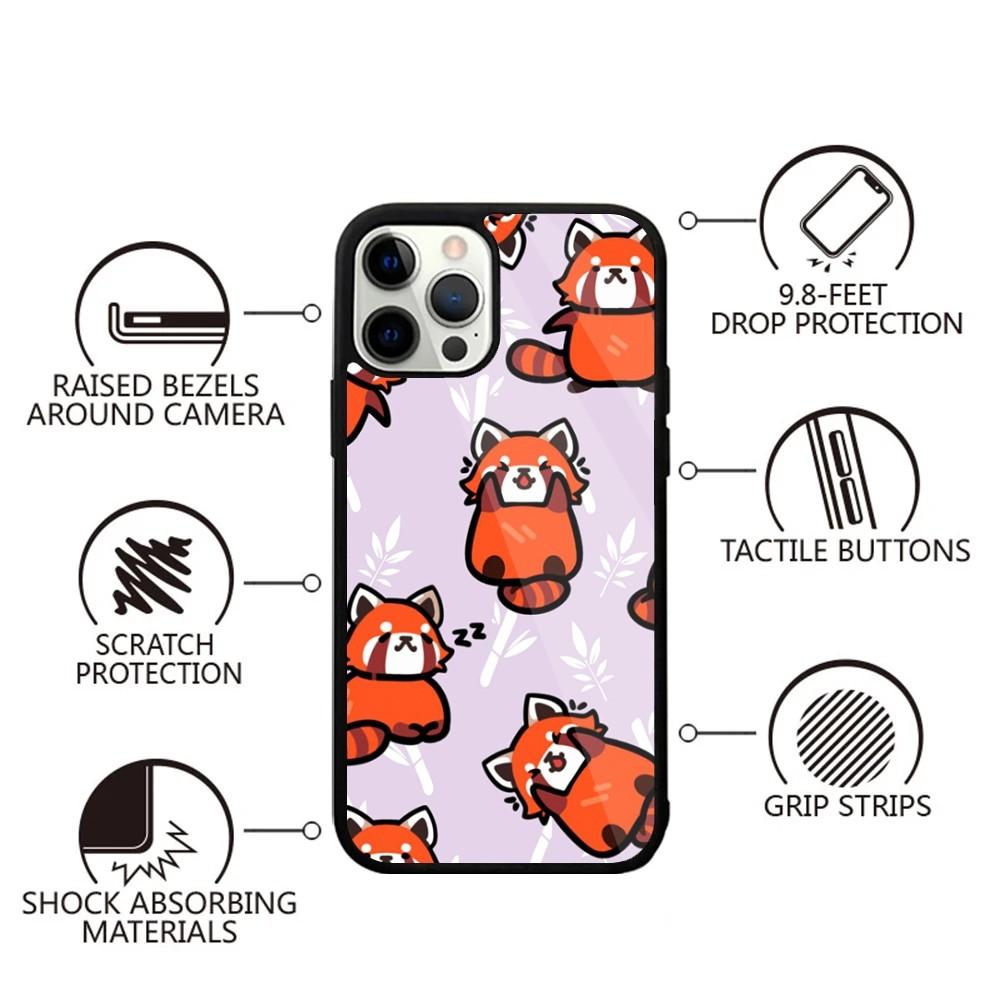 Animal Red Panda Cute Phone Case For iPhone 16,15,14,13,12,11,Plus,Pro,Max,Mini Magsafe Magnetic Wireless Charging