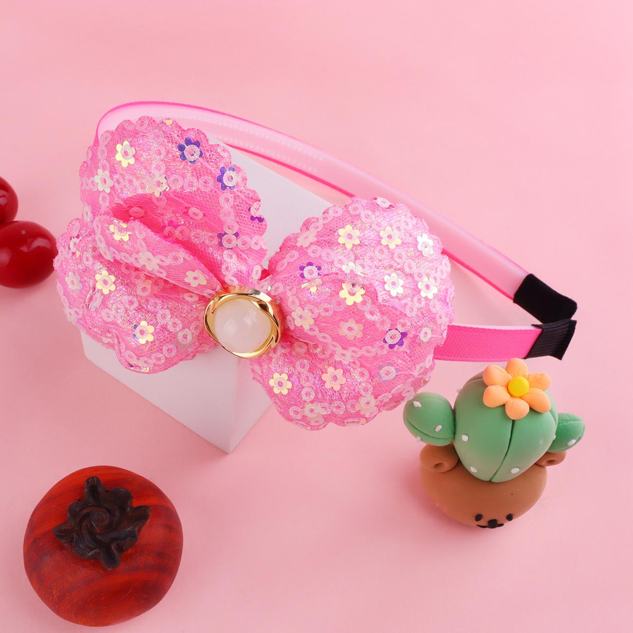 

Большие блестящие повязки на голову с бантом для маленьких девочек, блестящие повязки на голову с жемчугом для детей, сверкающие аксессуары для малышей