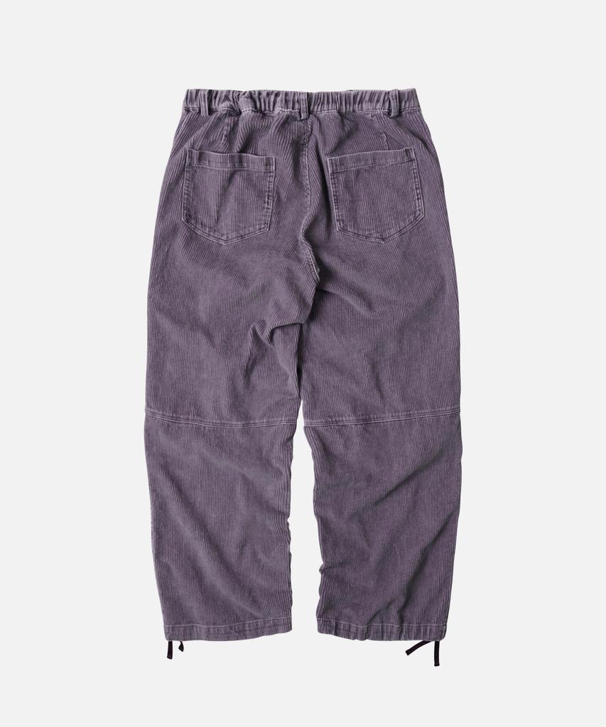 FRIZMWORKS Corduroy Banding Wide Fatigue Pants _ Red Bean
