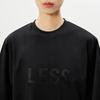 LESS 2025 Spring Cotton Loose Fit Crew Neck T-Shirt