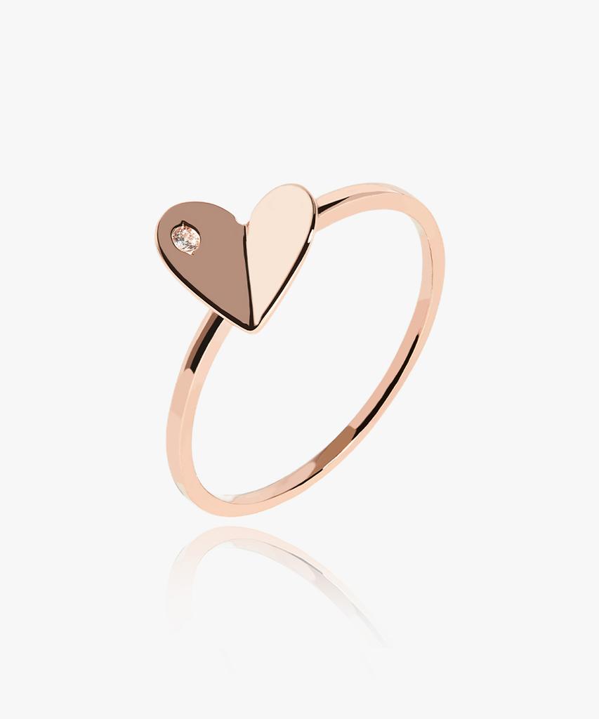 Helene Jewelry 14K 18K Eclat Heart Miss Ring Gold Ring